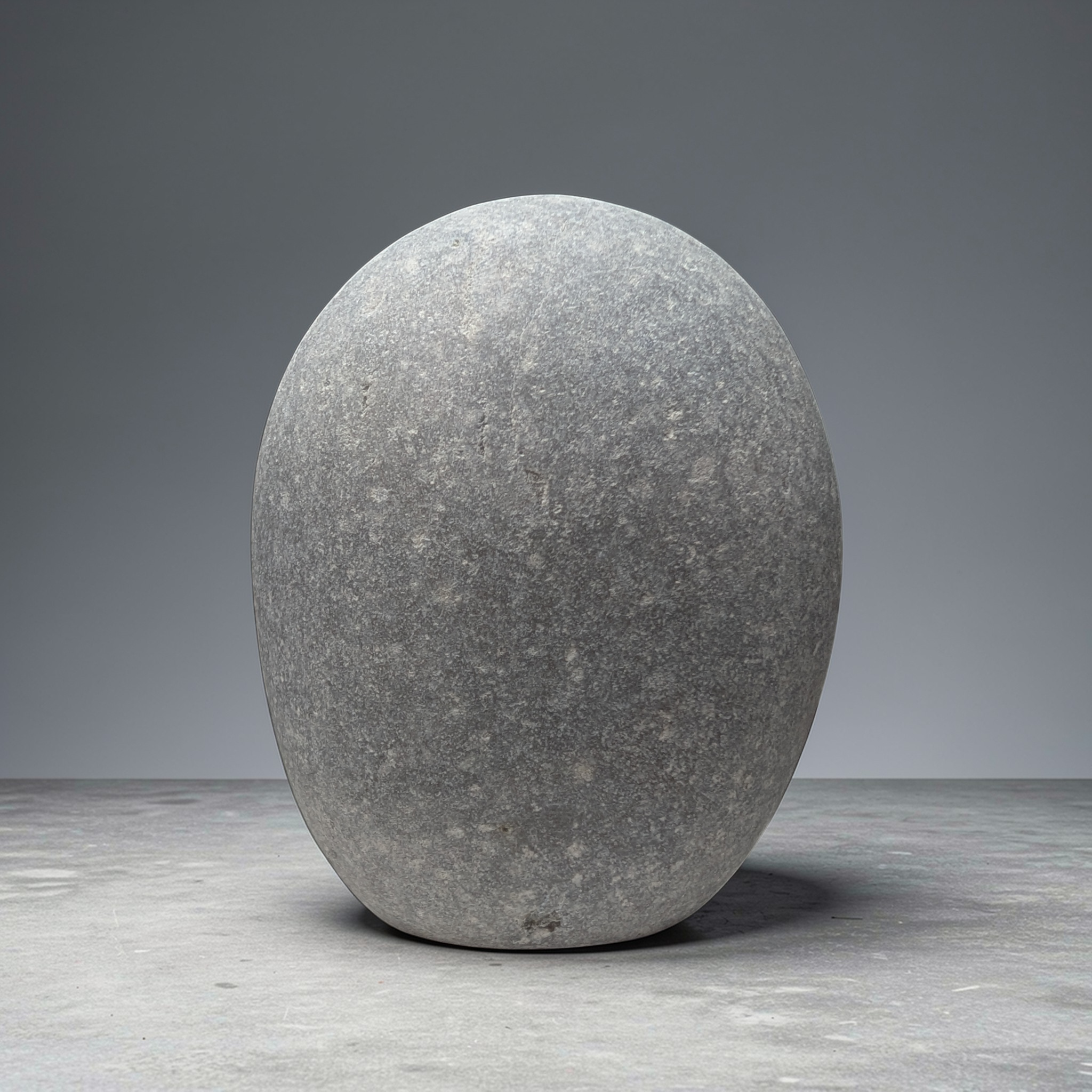 Hand carved OOF stone sculpture – natural pebble garden ornament handmade by Stone and Root