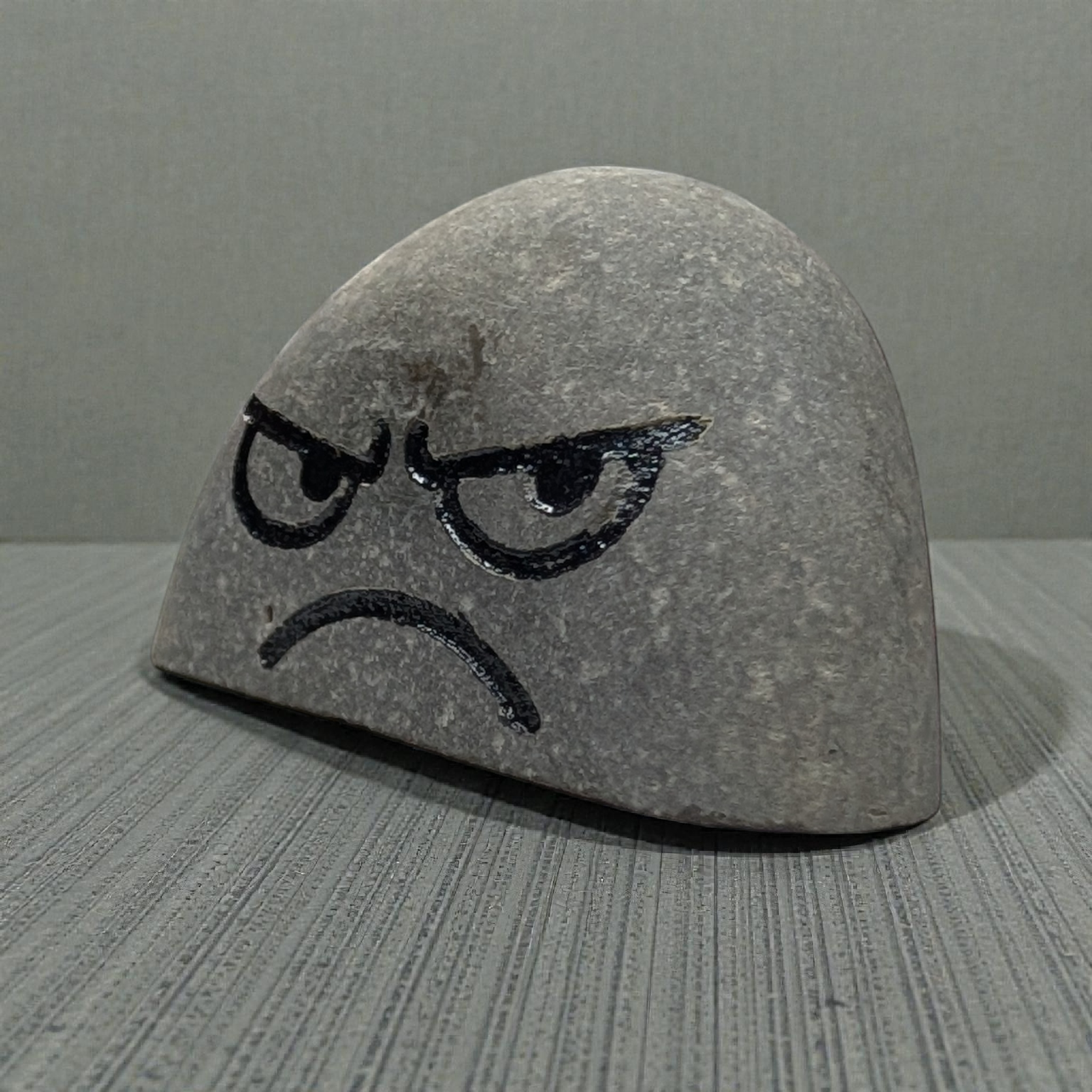 Mood Stones – Hand-made Expression Pebbles, Flower pot pebble, Desk friends