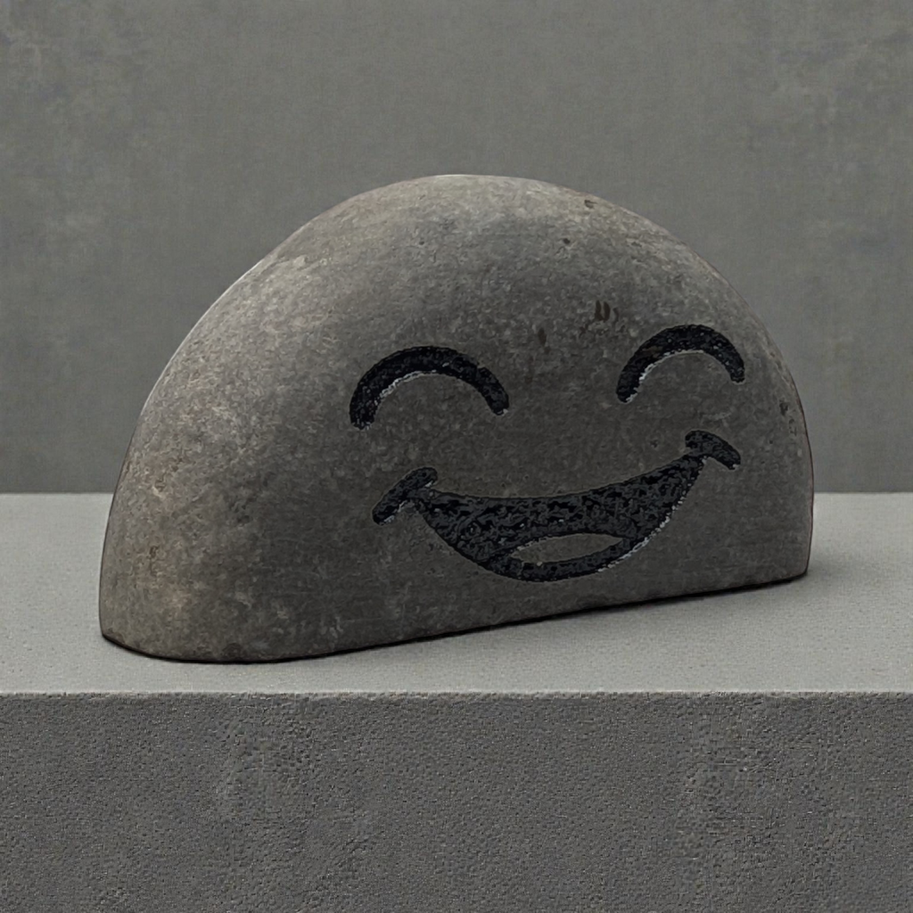 Mood Stones – Hand-made Expression Pebbles, Flower pot pebble, Desk friends