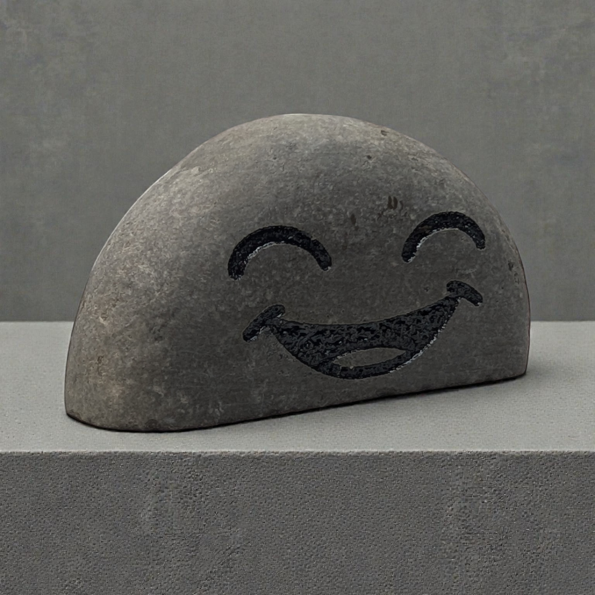 Mood Stones – Hand-made Expression Pebbles, Flower pot pebble, Desk friends