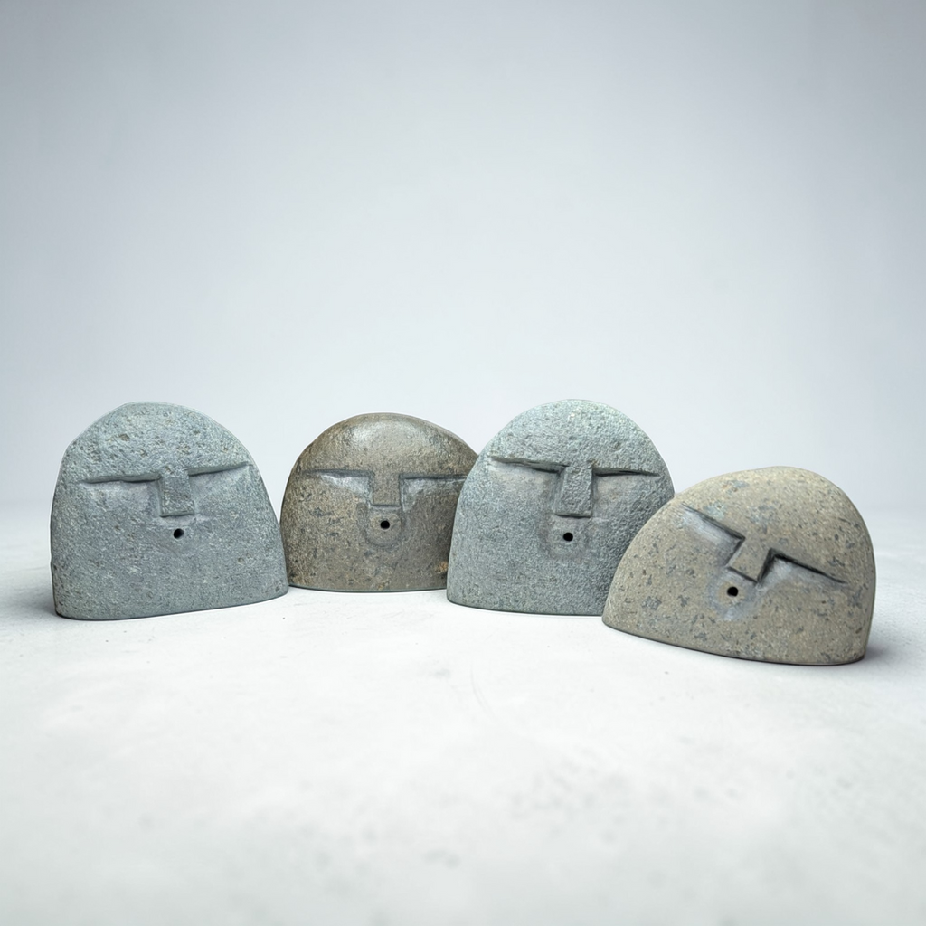 Hand-Carved Stone Oof Figurines – Quirky Pebble Characters, Desk Buddies, Unique Gifts