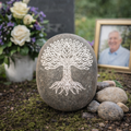 Personalized Engraved Pebble | Tree of Life Memorial Gift